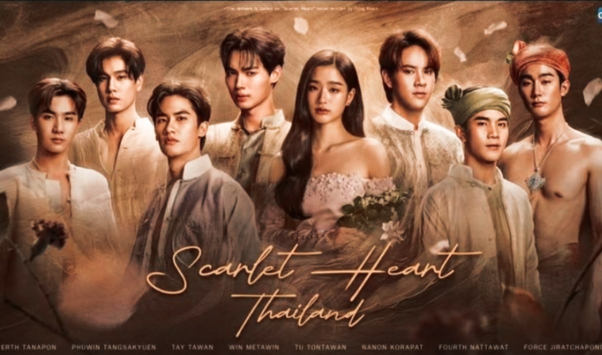 Jajaran pemain drama Scarlet Heart Thailand.