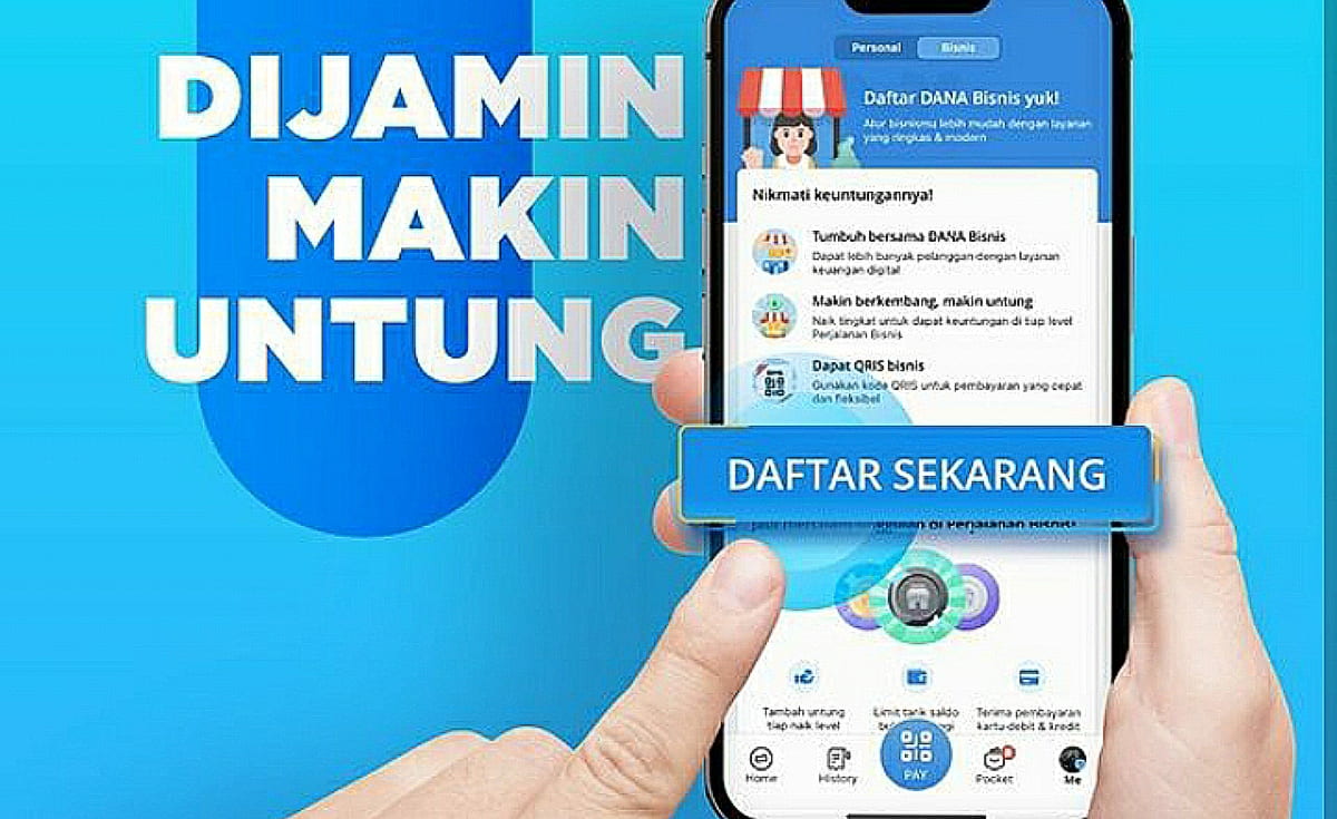 Cara Daftar Dana Bisnis di Aplikasi DANA, Ikuti Langkah-Langkah Mudahnya