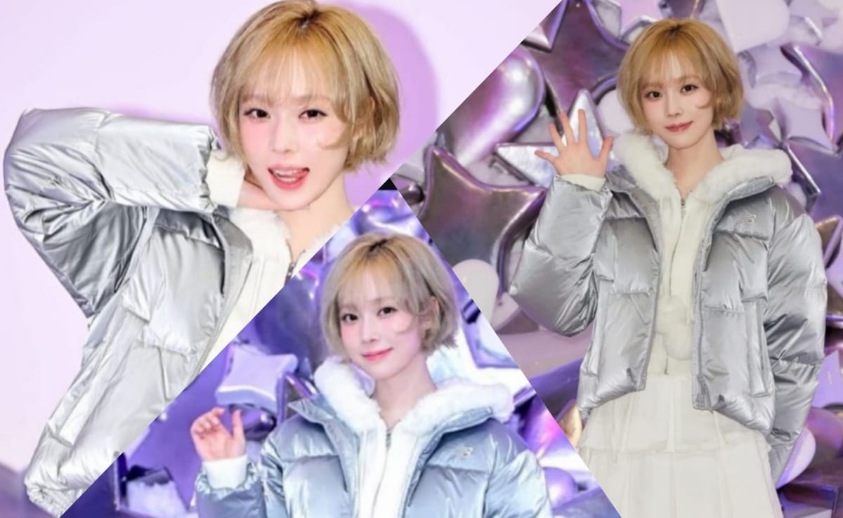 Visual Glowing Winter AESPA di Event Pop Up Store New Balance Bikin Pangling