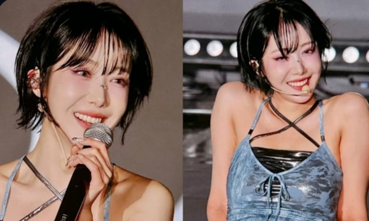 Aura SinB VIVIZ Curi Perhatian, Tampil Unik Dengan Potongan Rambut Bob Super Pendek