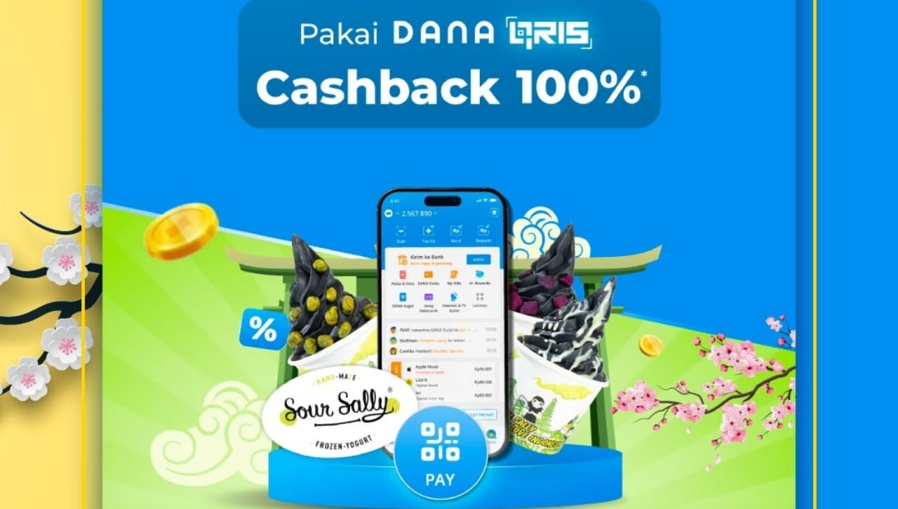 Beli Japanese Series di Sour Sally Bisa Dapat Diskon Cashback Saldo DANA 100 Persen! Begini Caranya