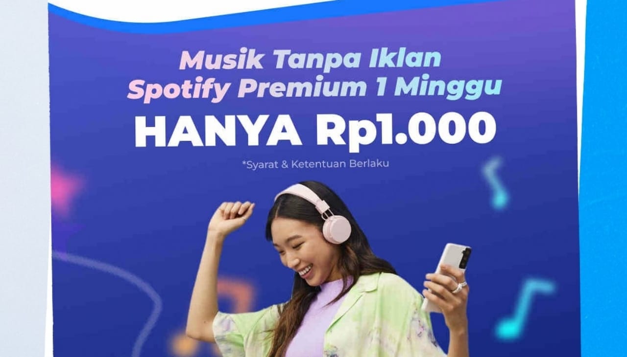 Langganan Spotify Premium Dengan DANA Hanya Seribu, Serbu Vouchernya!