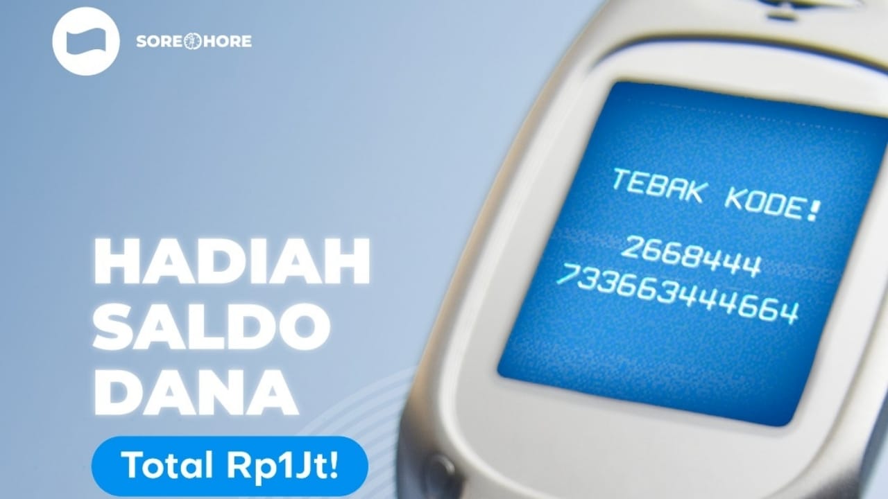 Hadiah Saldo DANA Sampai Rp1 Juta, Tebak Kodenya!