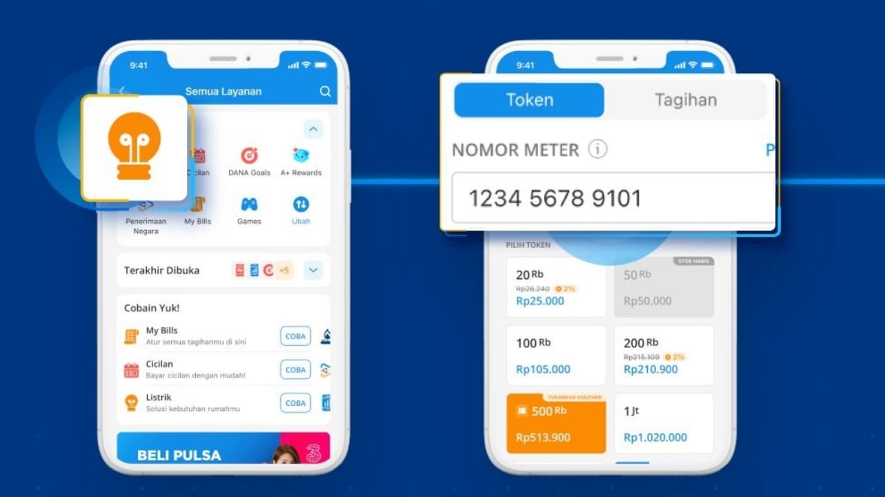 Cara Bayar Listrik di DANA, Pastikan Cek ID Pelanggan!