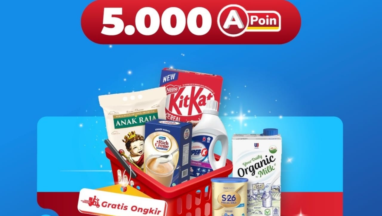 Khusus Pengguna DANA, Belanja Murah di Alfagift Bisa Dapat 5.000 A Poin!