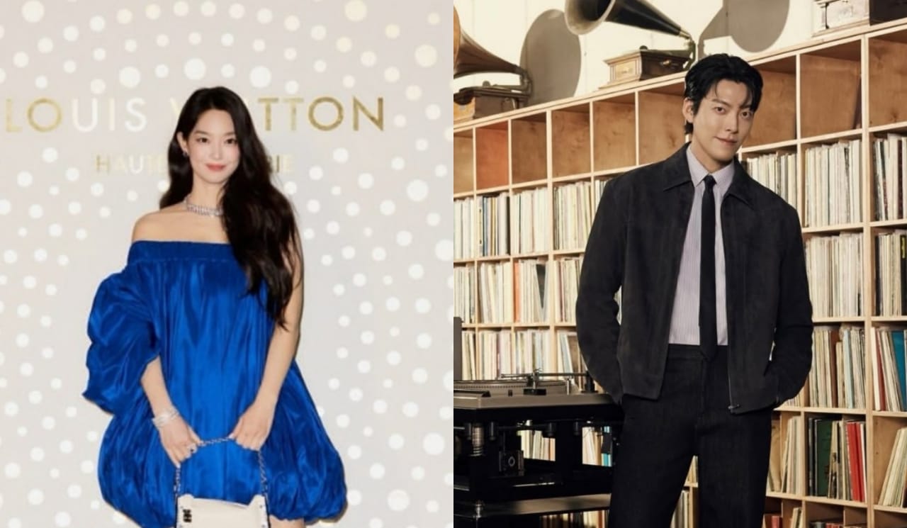 Pasangan selebriti Korea Selatan, Shin Min Ah dan Kim Woo Bin.