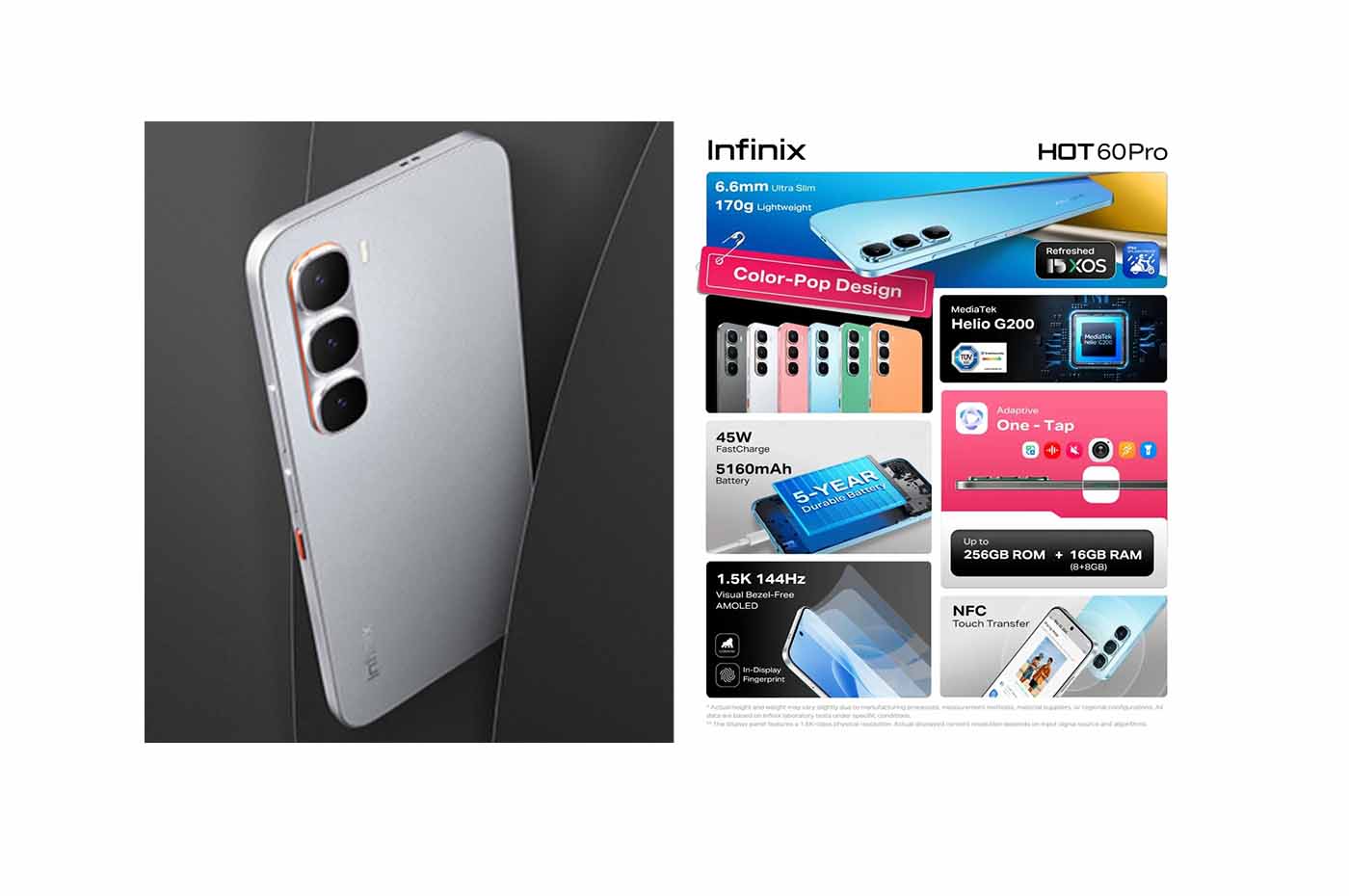 Infinix HOT 60 Pro Resmi Dirilis, HP Harga Rp2 Jutaan Dengan Fitur Kelas Flagship