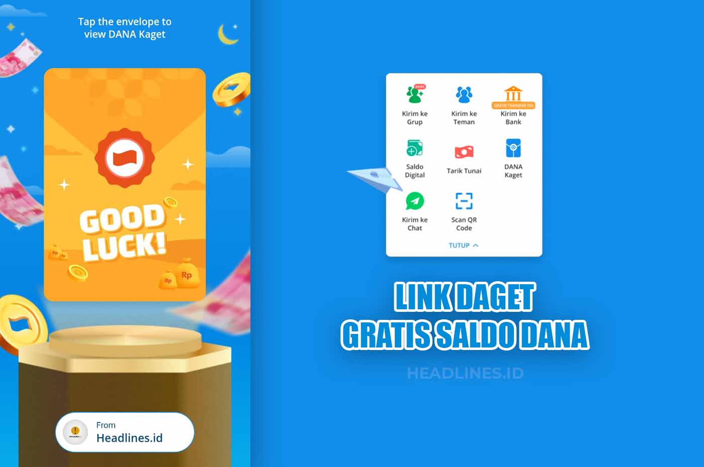 Saldo DANA Gratis dari Link DAGET Terbaru, Yuk Kumpulin Hadiahnya Buat Belanja Online!