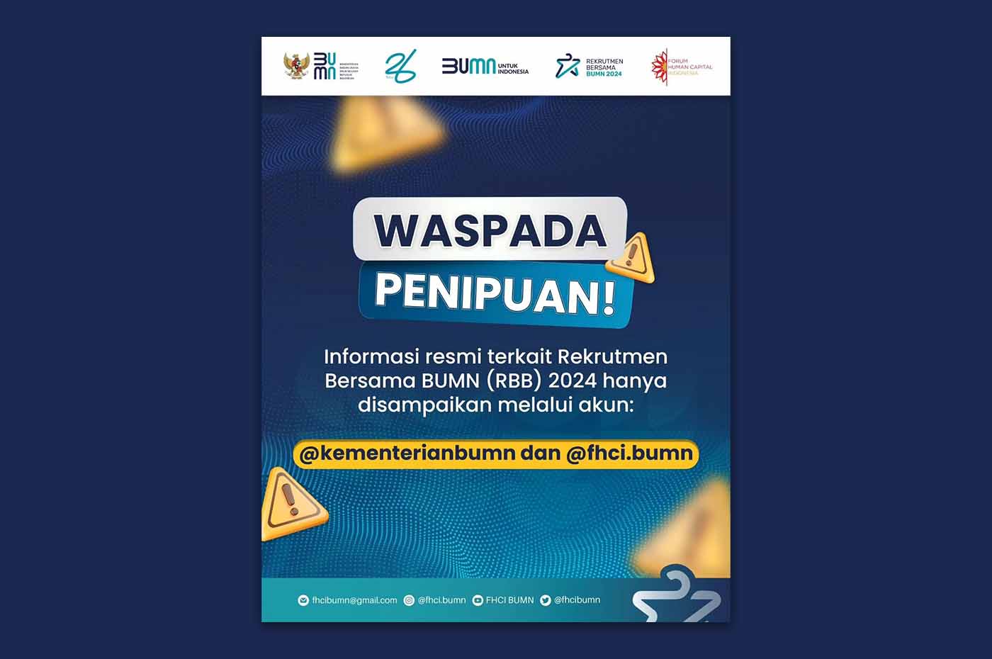 Waspada Penipuan Rekrutmen Bersama BUMN 2024