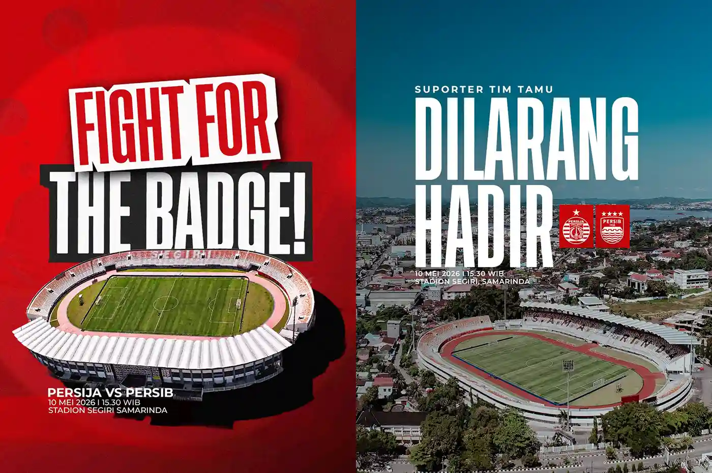 Persija vs Persib Resmi Dipindah ke Samarinda