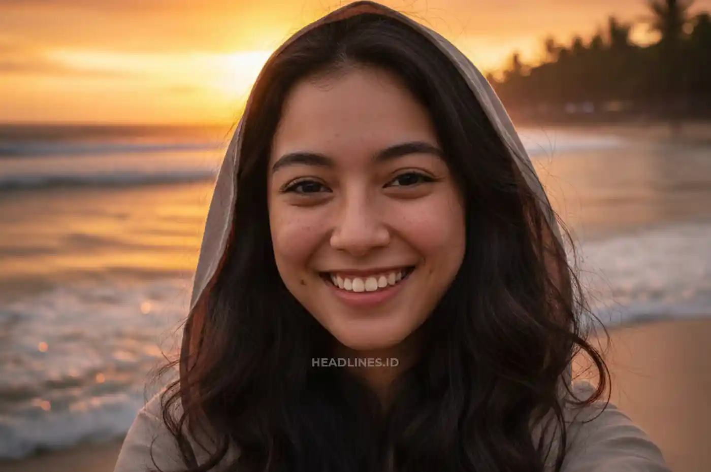 Prompt Gemini AI Foto Selfie Wanita di Pantai Saat Sunset, Hasil Super Realistis dan Estetik!