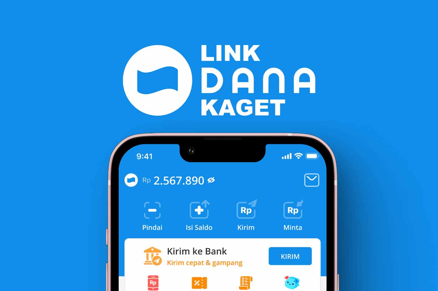 Cuma Klik Link DANA Kaget Ini, Saldo DANA Gratis Hingga Rp 75 Ribu Langsung Masuk ke E-Wallet Kamu