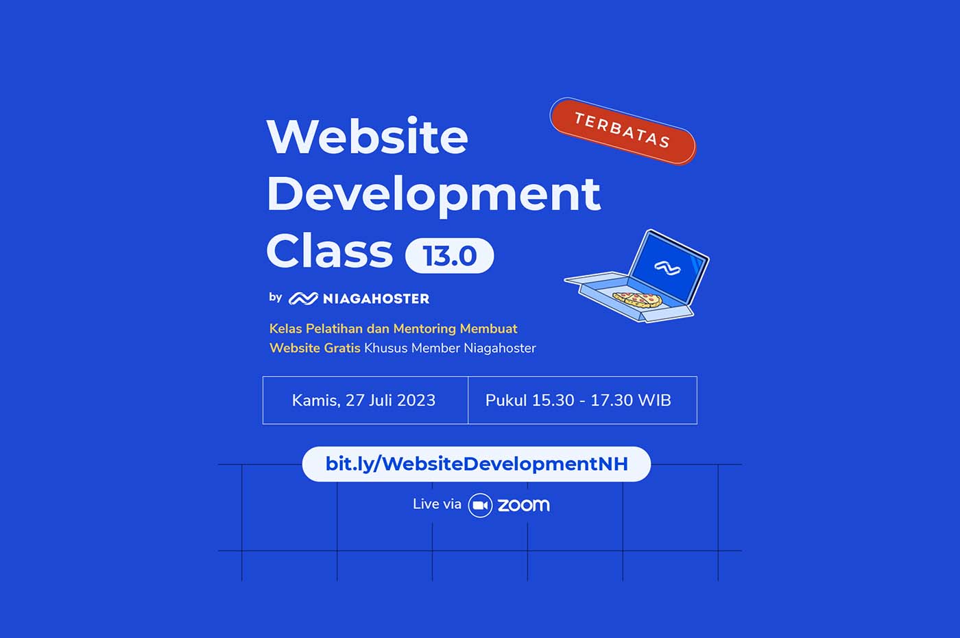 Kelas Pelatihan dan Mentoring Membuat Website Gratis
